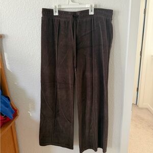 Divided Dark Brown Sweatpants Fleece